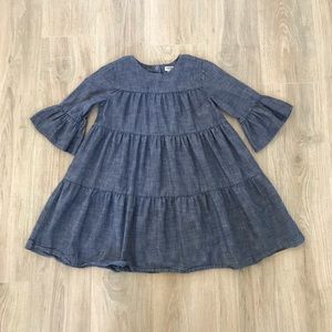 Gymboree tiered tunic dress, bell sleeves